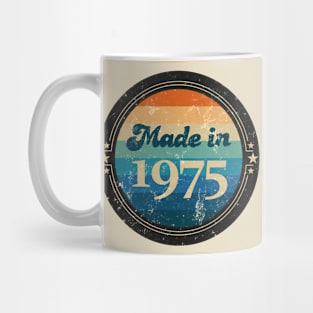 Retro Vintage Made In 1975 Mug